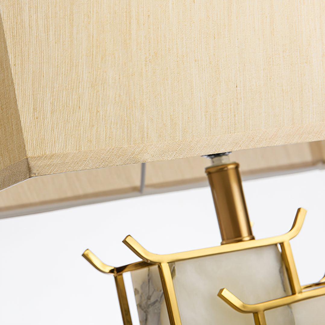 Nysilor lámpara de mesa rectangular de vidrio