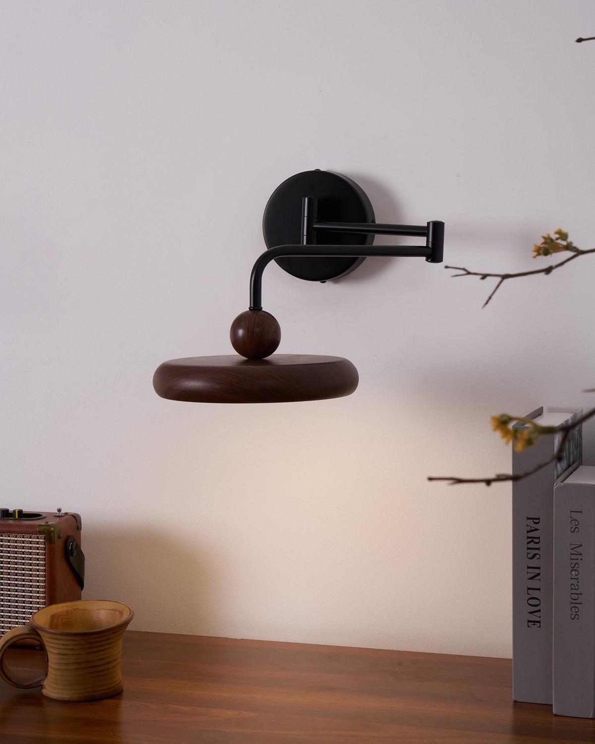 Nella Madera Pared Luz