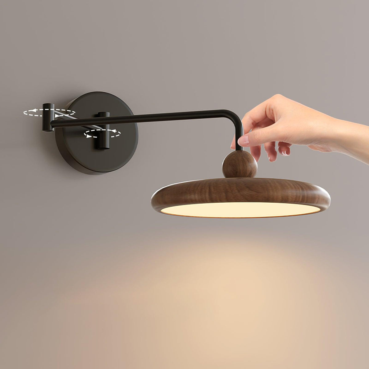 Nella Madera Pared Luz