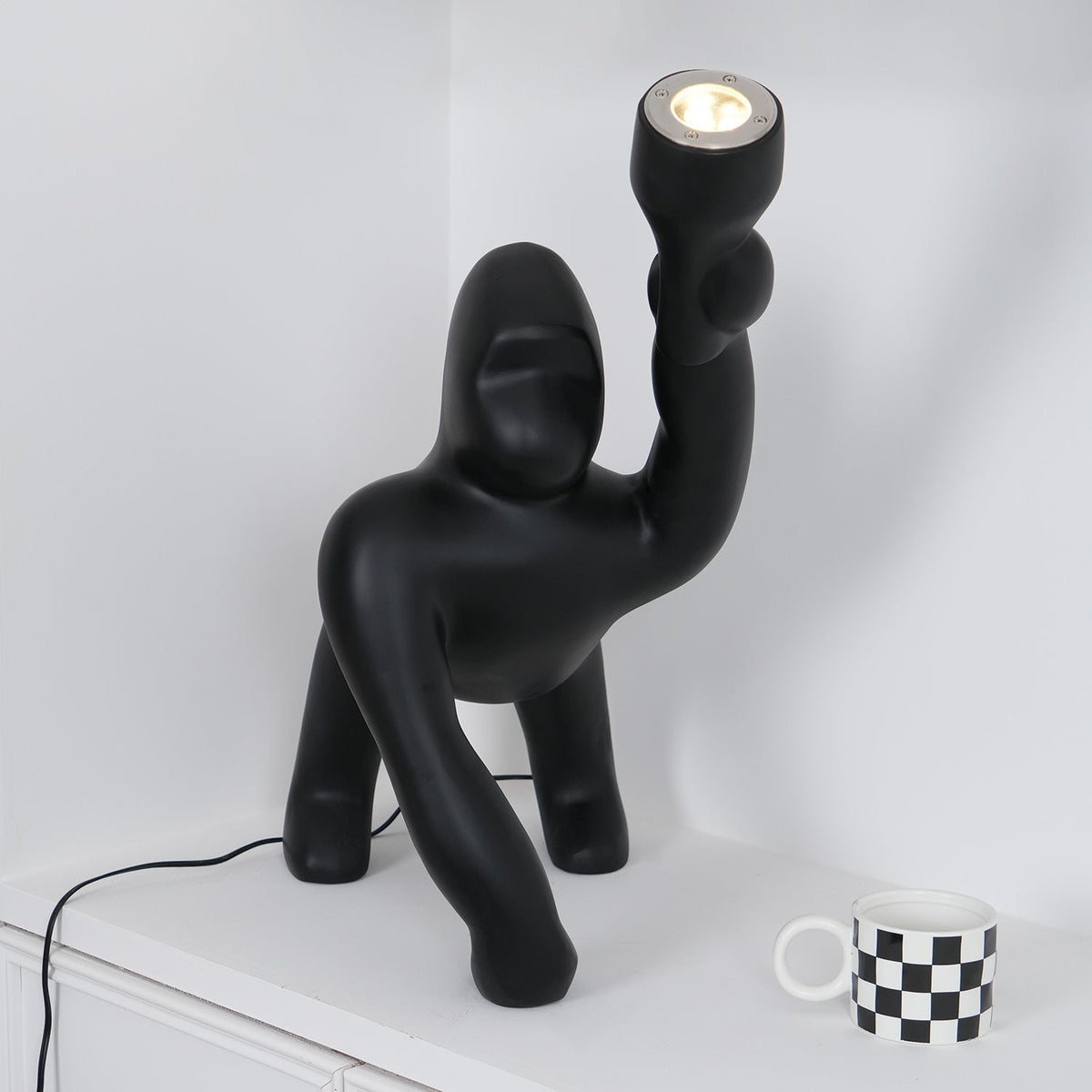 Gorilla lámpara de pie