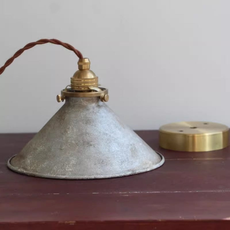 Silva Vintage Rústica Cónico Metal LED Lámpara Colgante