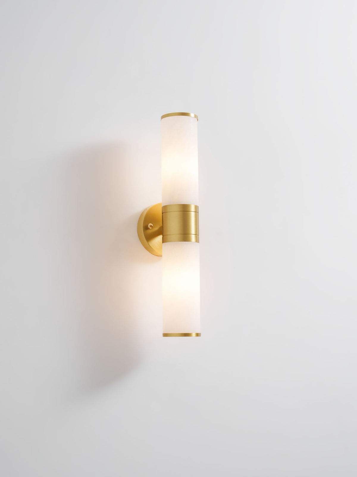 Tira aplique de pared minimalista alabastro