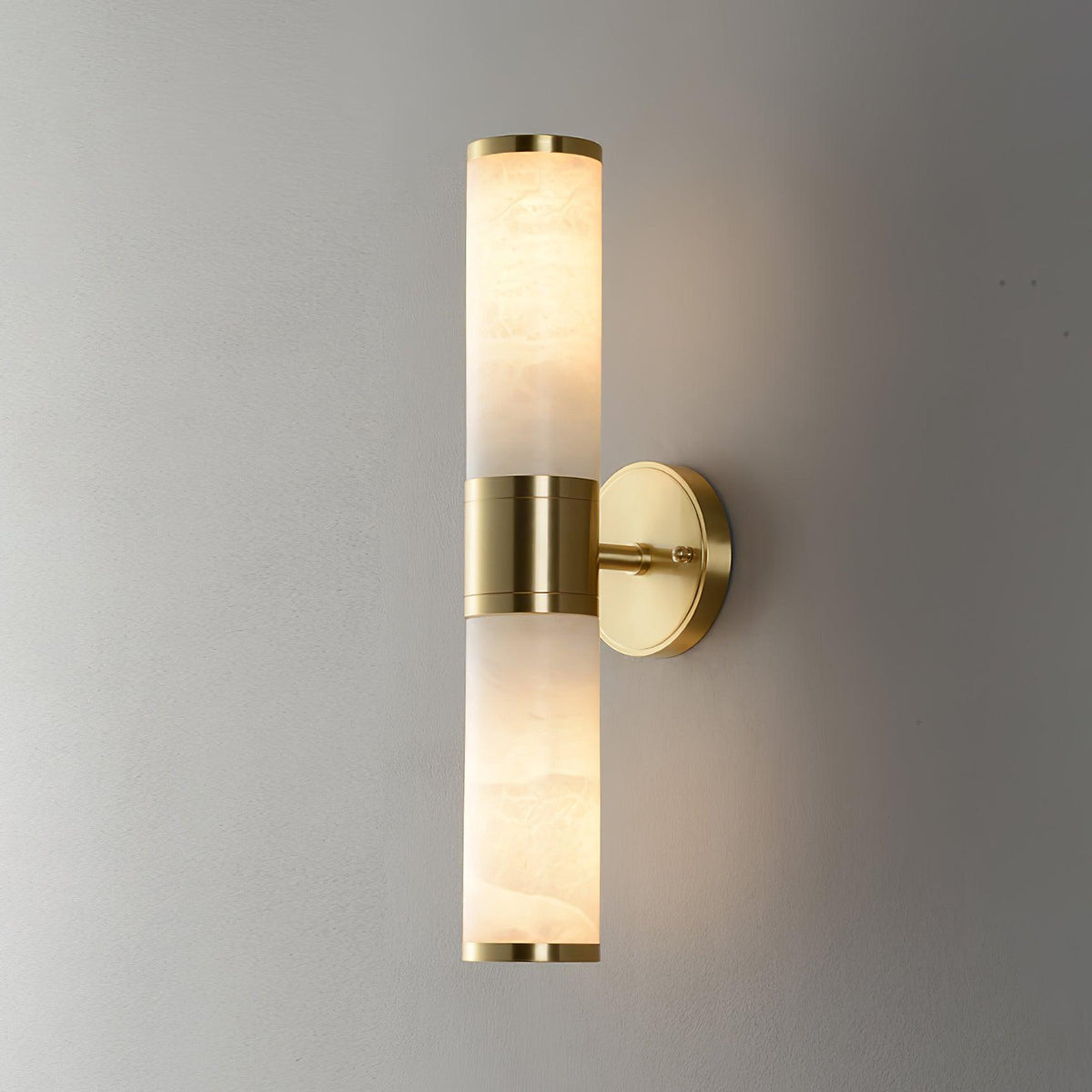 Tira aplique de pared minimalista alabastro