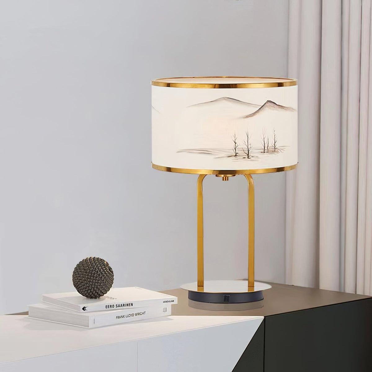 Teriinira lámpara de mesa moderna