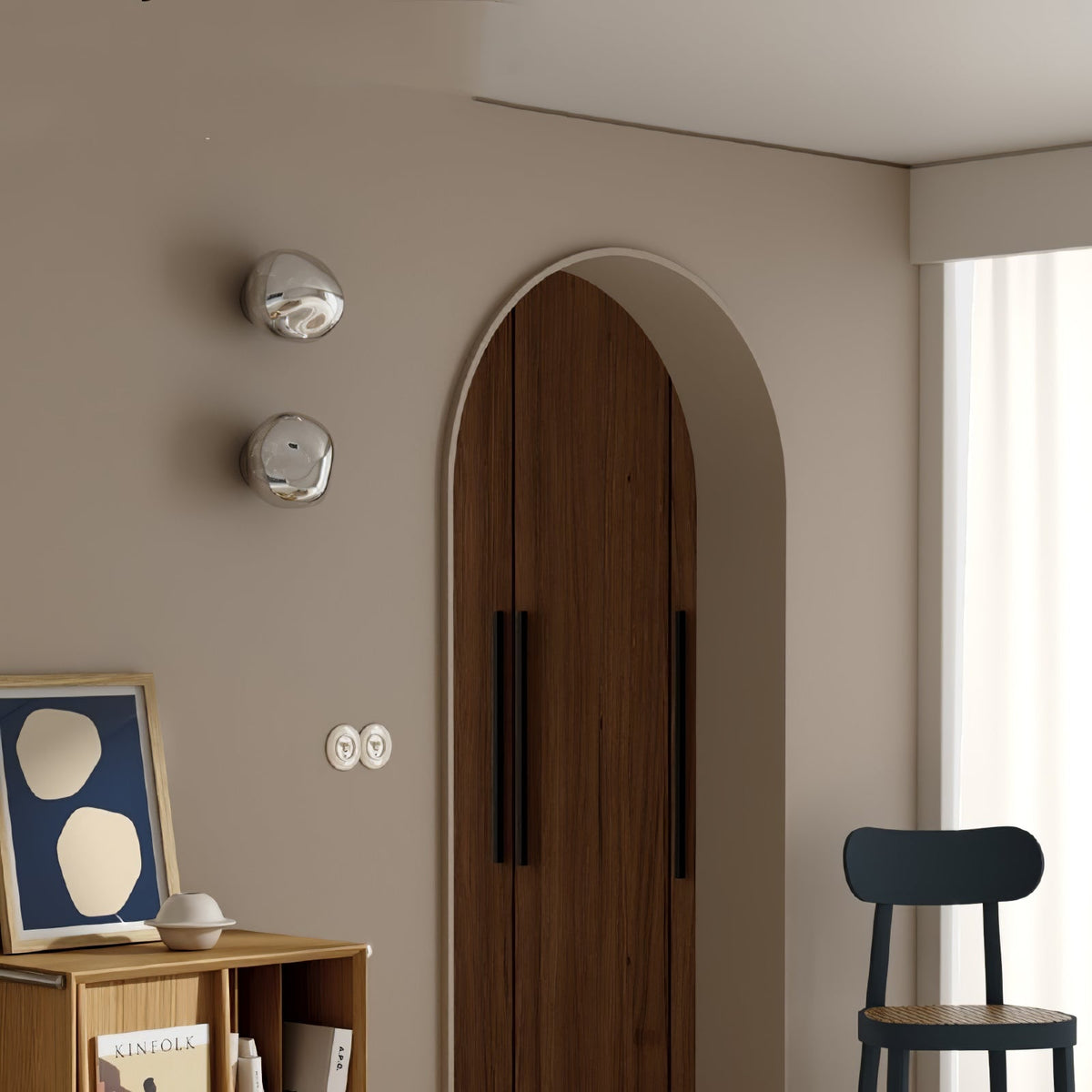 Bave aplique de pared Premium nórdico de arte