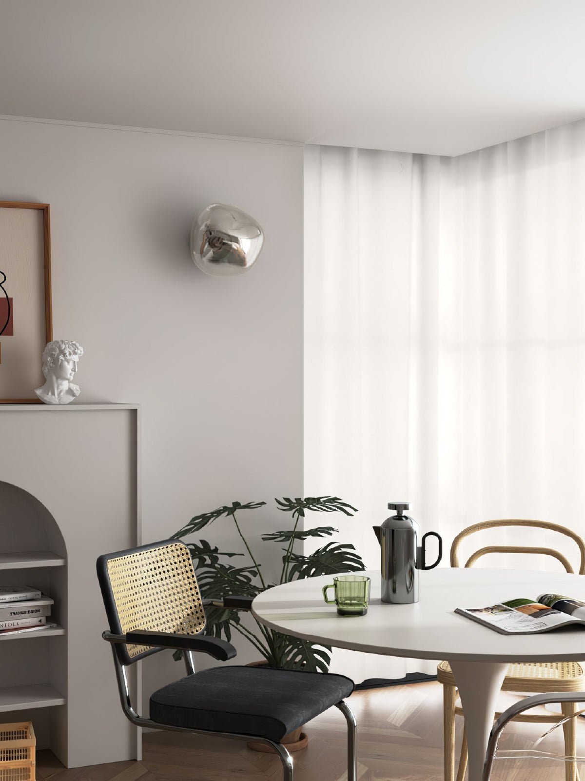 Bave aplique de pared Premium nórdico de arte