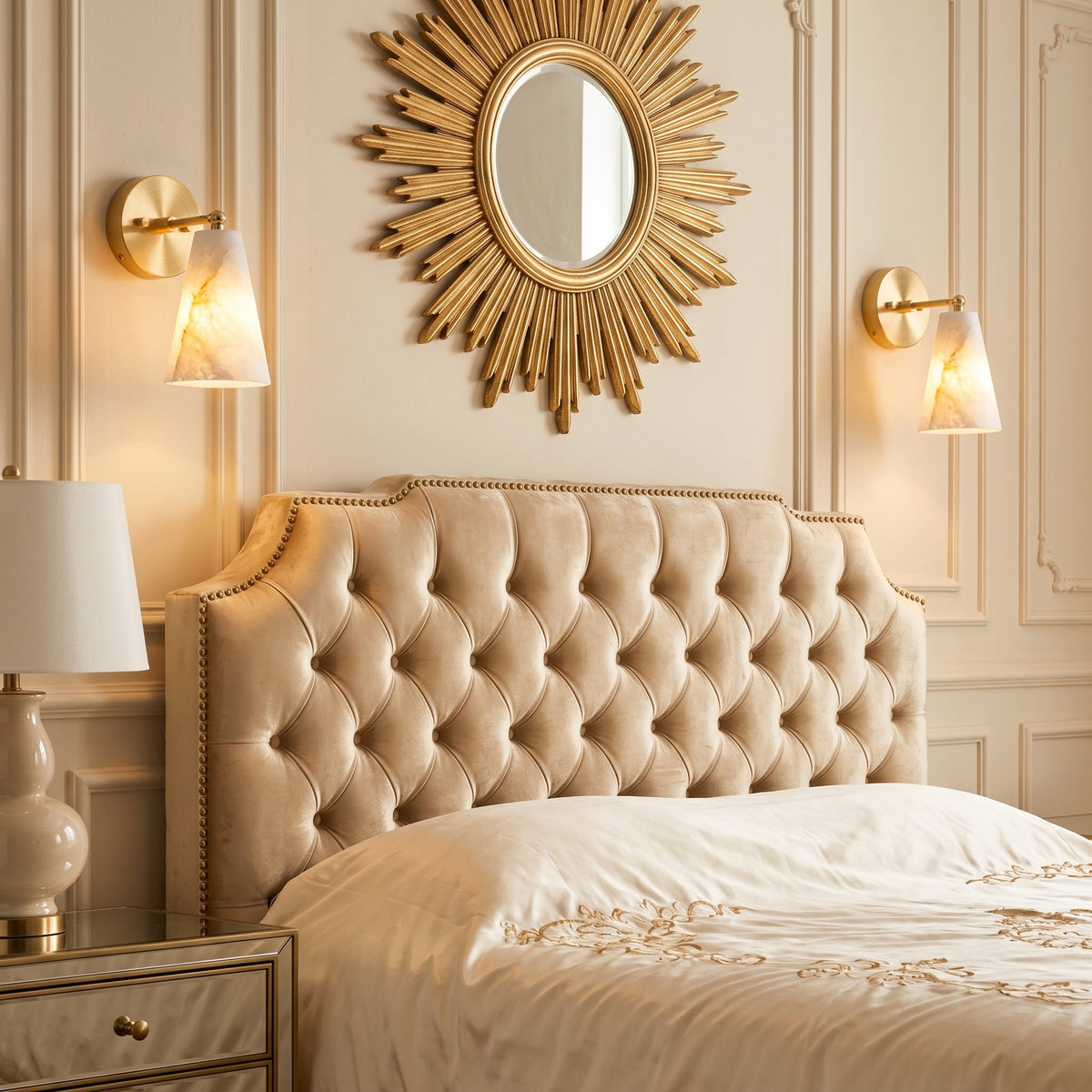 Aplique de alabastro Castercombe