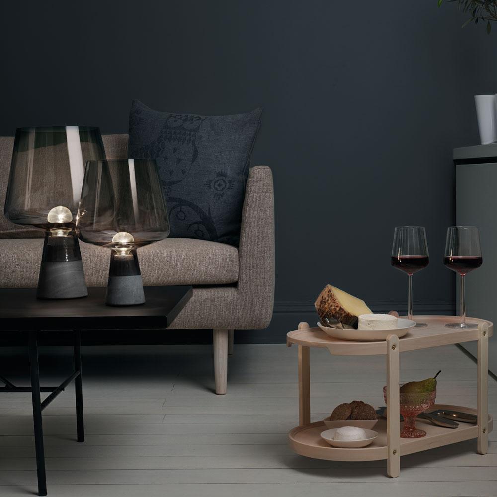 Elairella lámpara de mesa minimalista en cemento