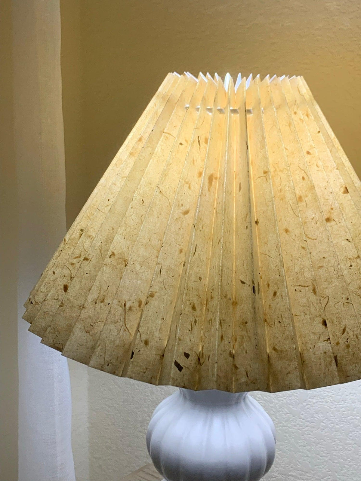 Hart lámpara de mesa vintage de tejido
