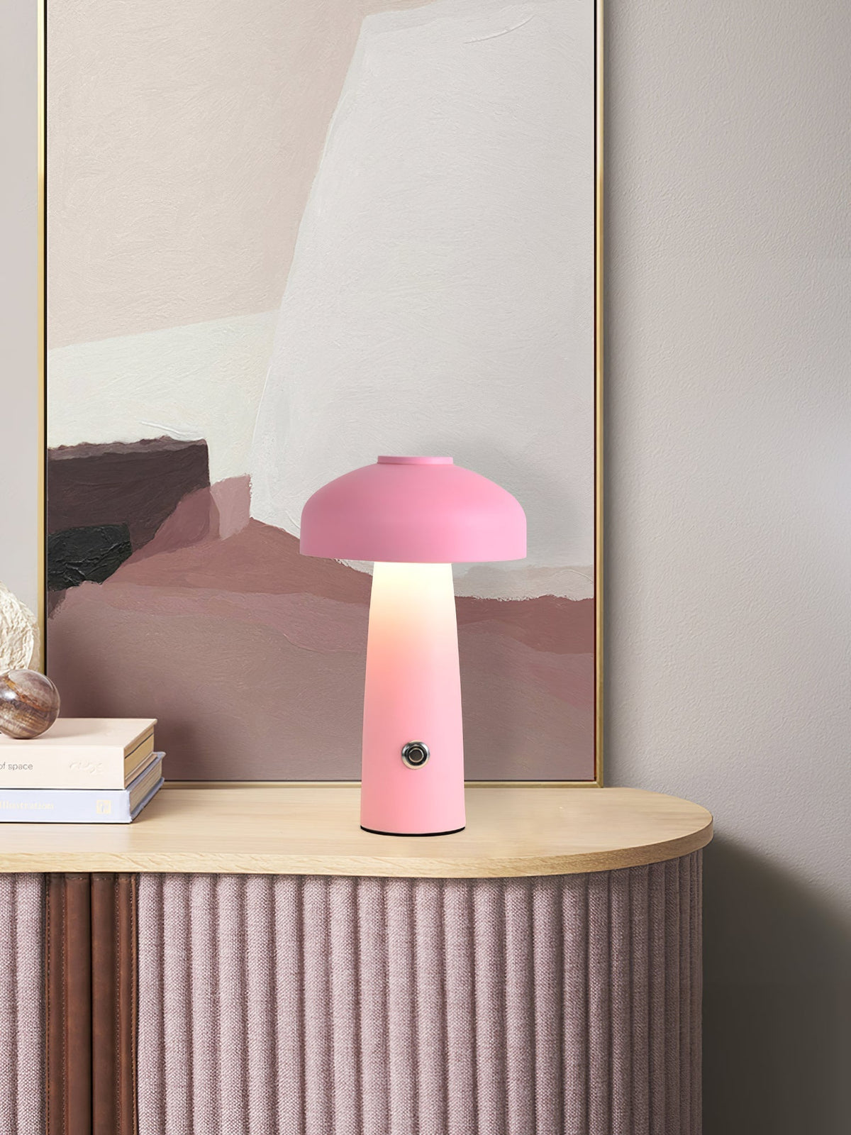 Poppist lámpara de mesa