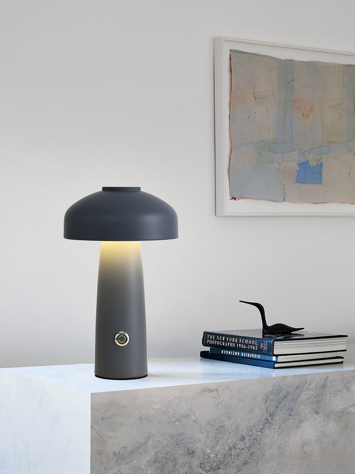 Poppist lámpara de mesa