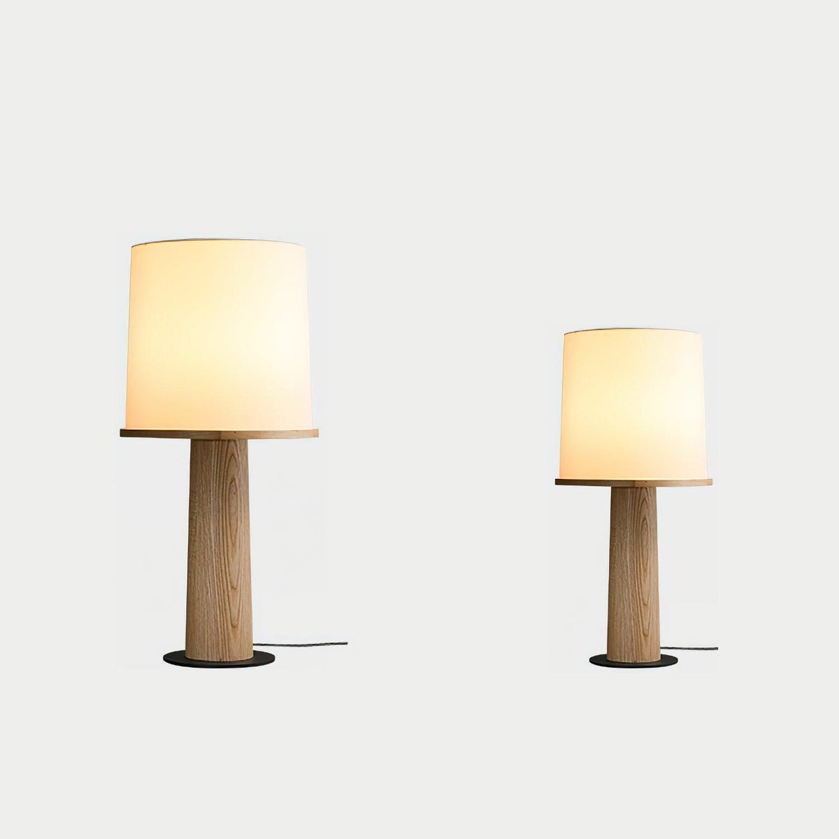 Jennifer lámpara de mesa moderna de madera