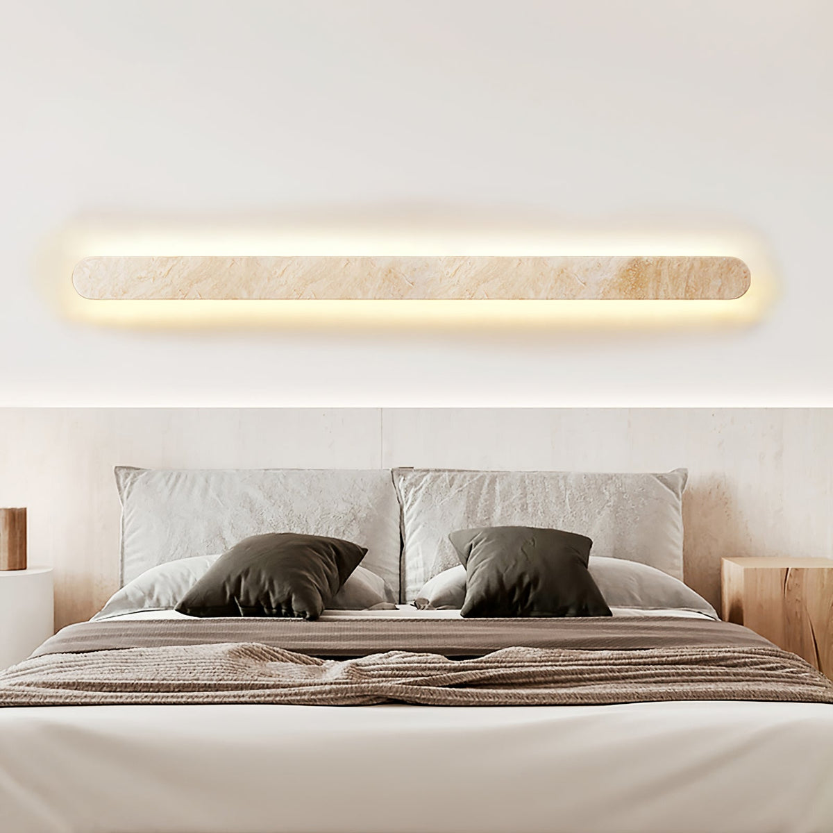 Elraee aplique de pared travertino