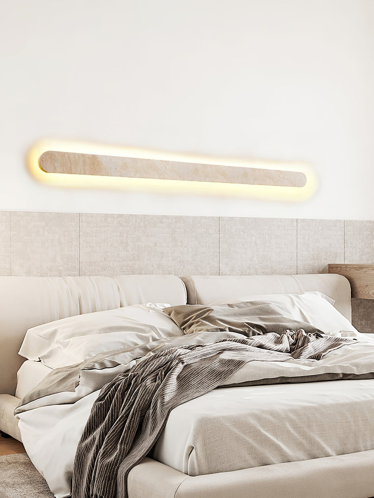 Elraee aplique de pared travertino