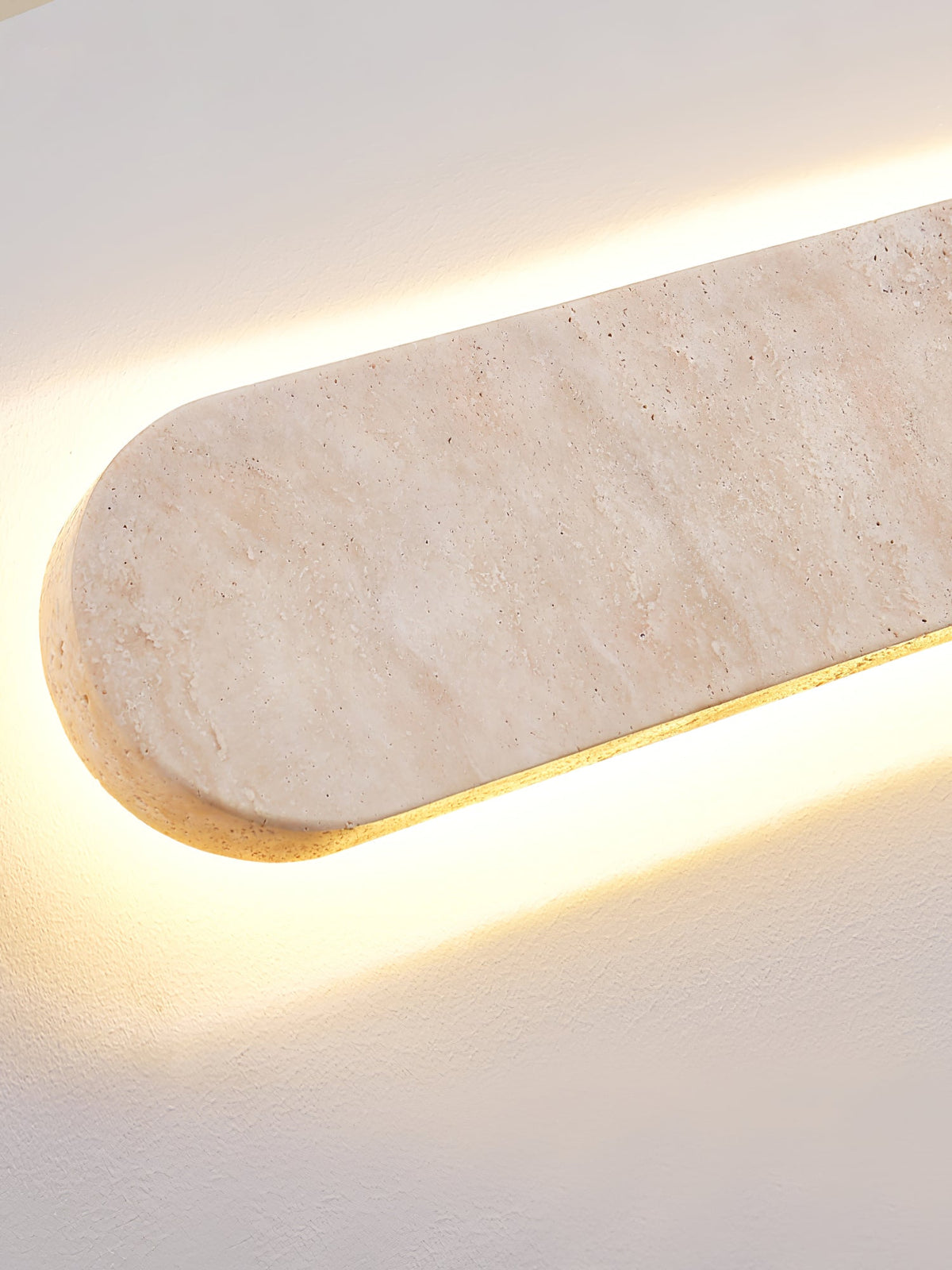 Elraee aplique de pared travertino