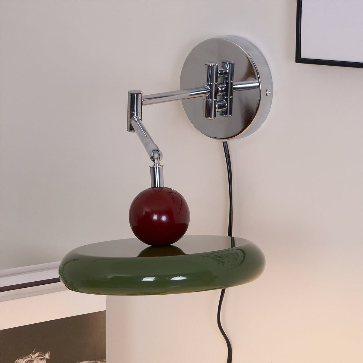 Selenina aplique de pared con enchufe enchufable