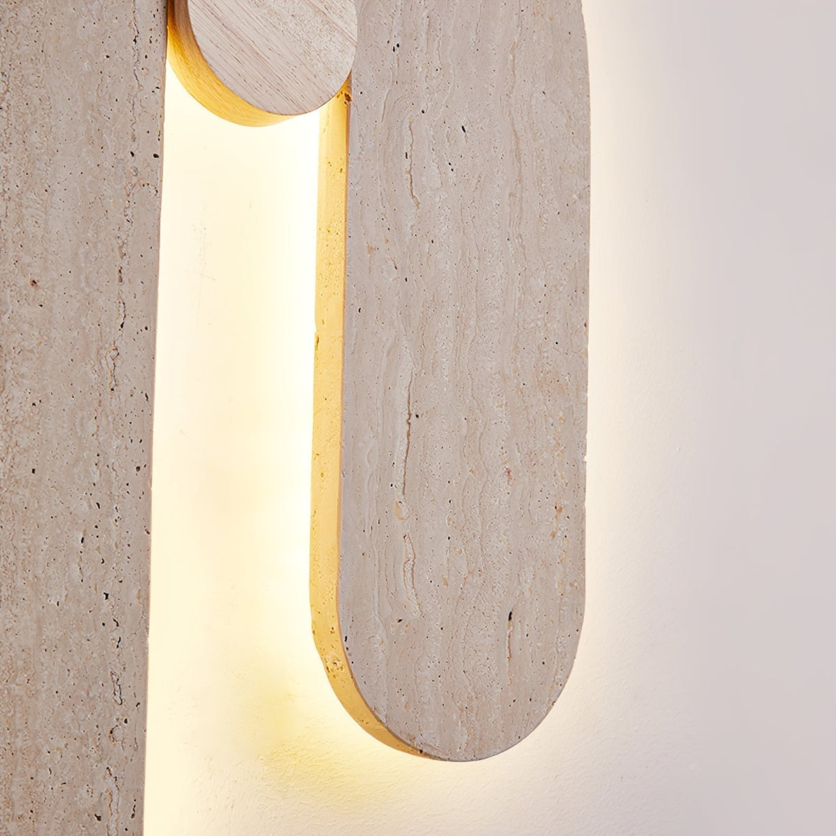 Ithaus aplique de pared travertino
