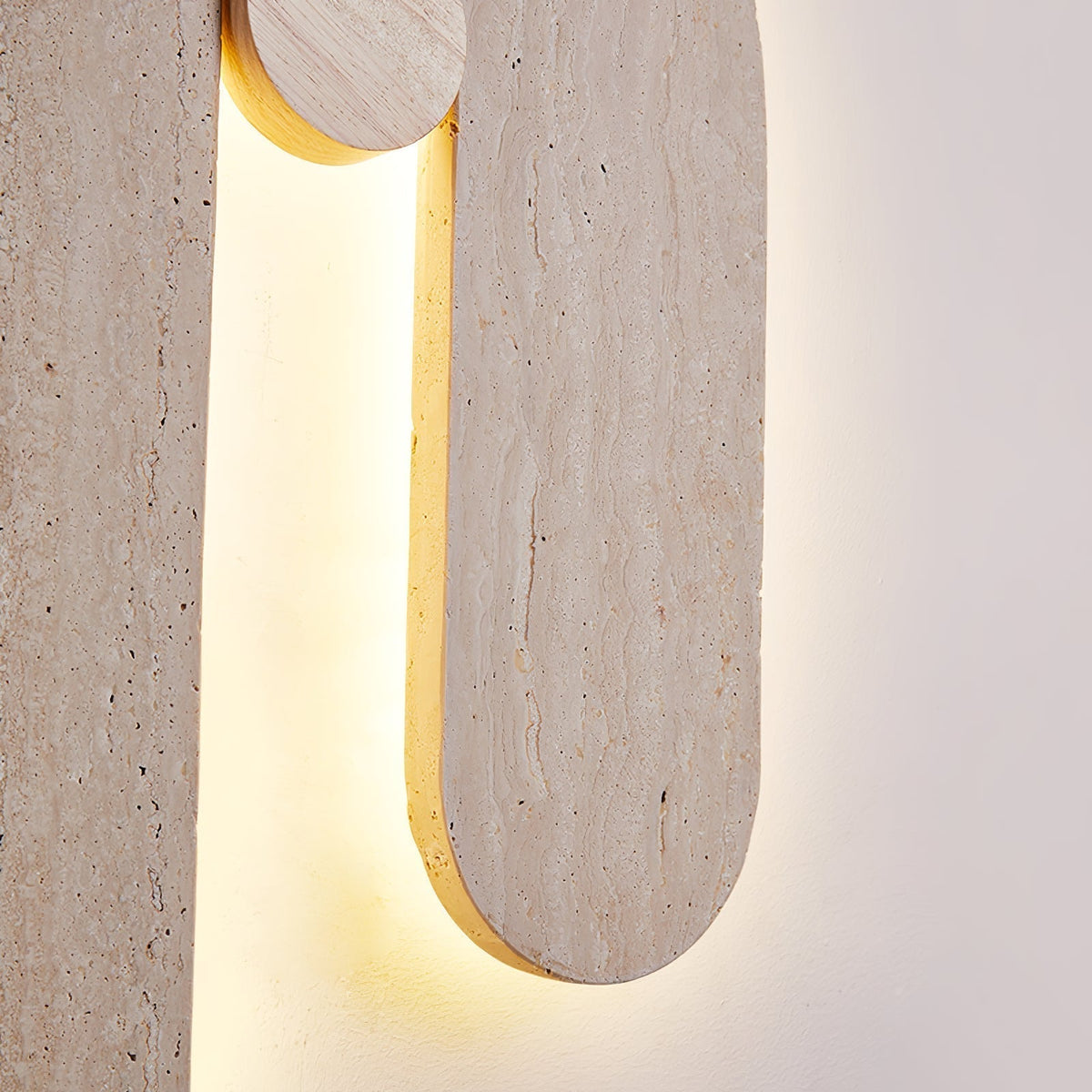 Ithaus aplique de pared travertino