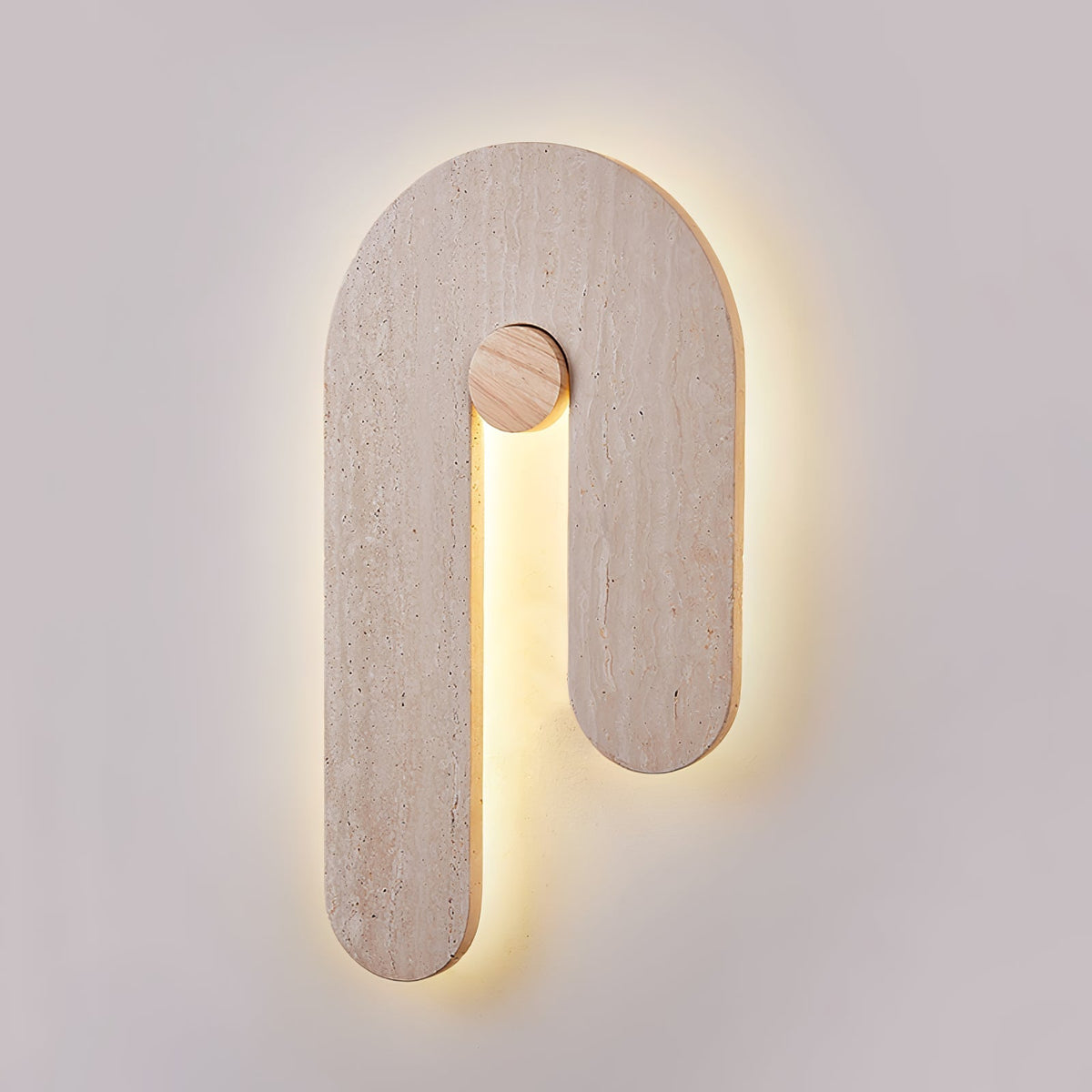 Ithaus aplique de pared travertino