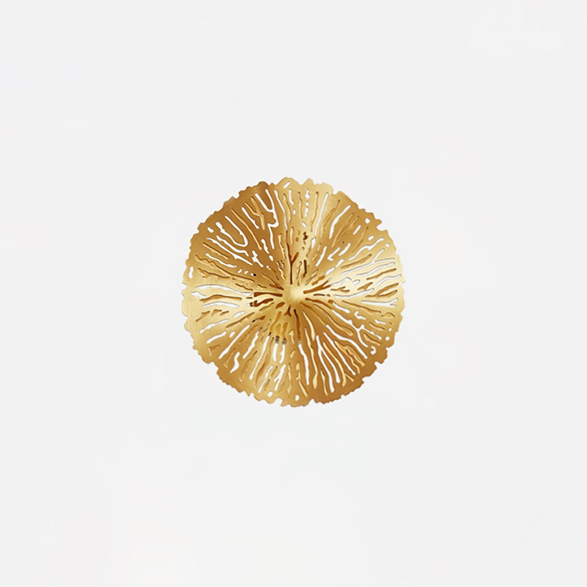 Rylso aplique de pared Lotus Leaf de latón
