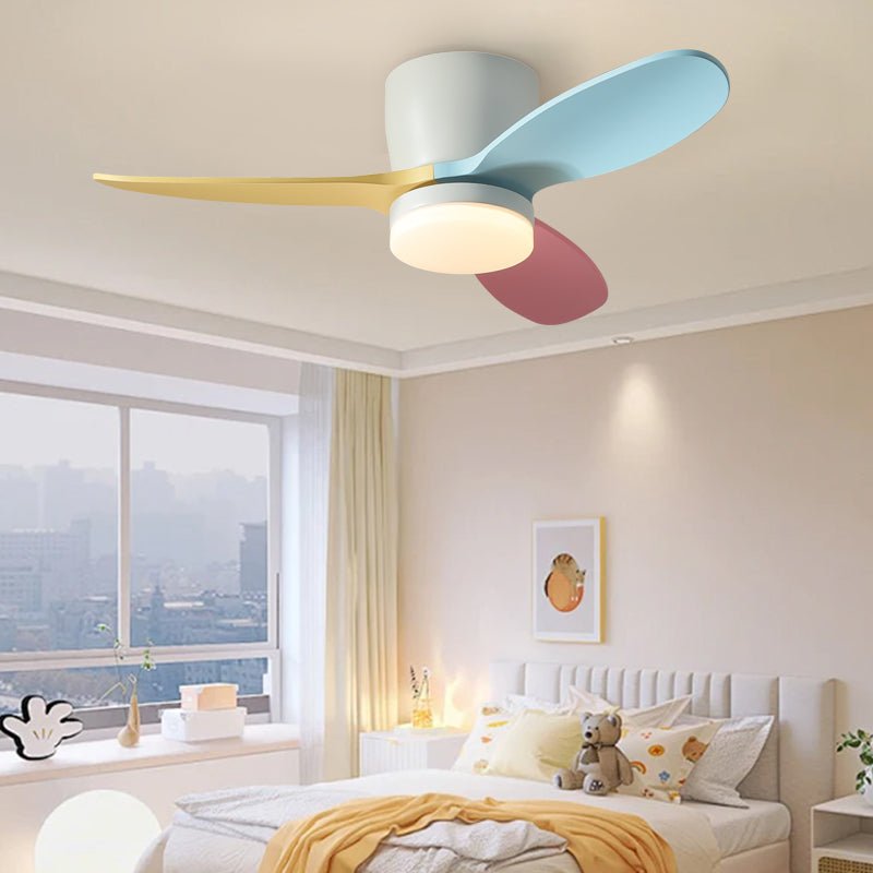 Piko ventilador de techo con luz pétalo