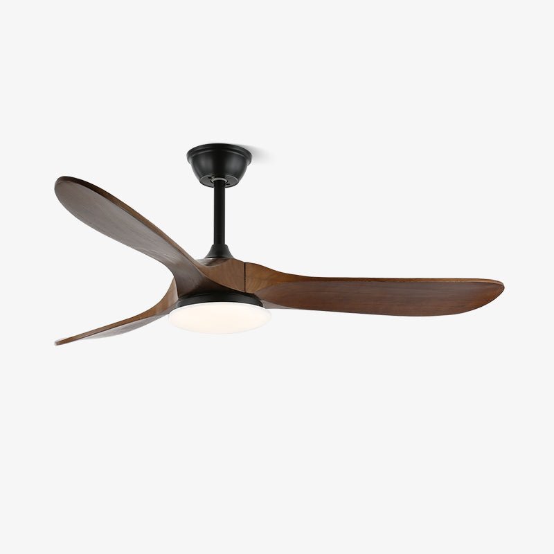 Ventilador de Techo Moderno Velix de Madera con Luz