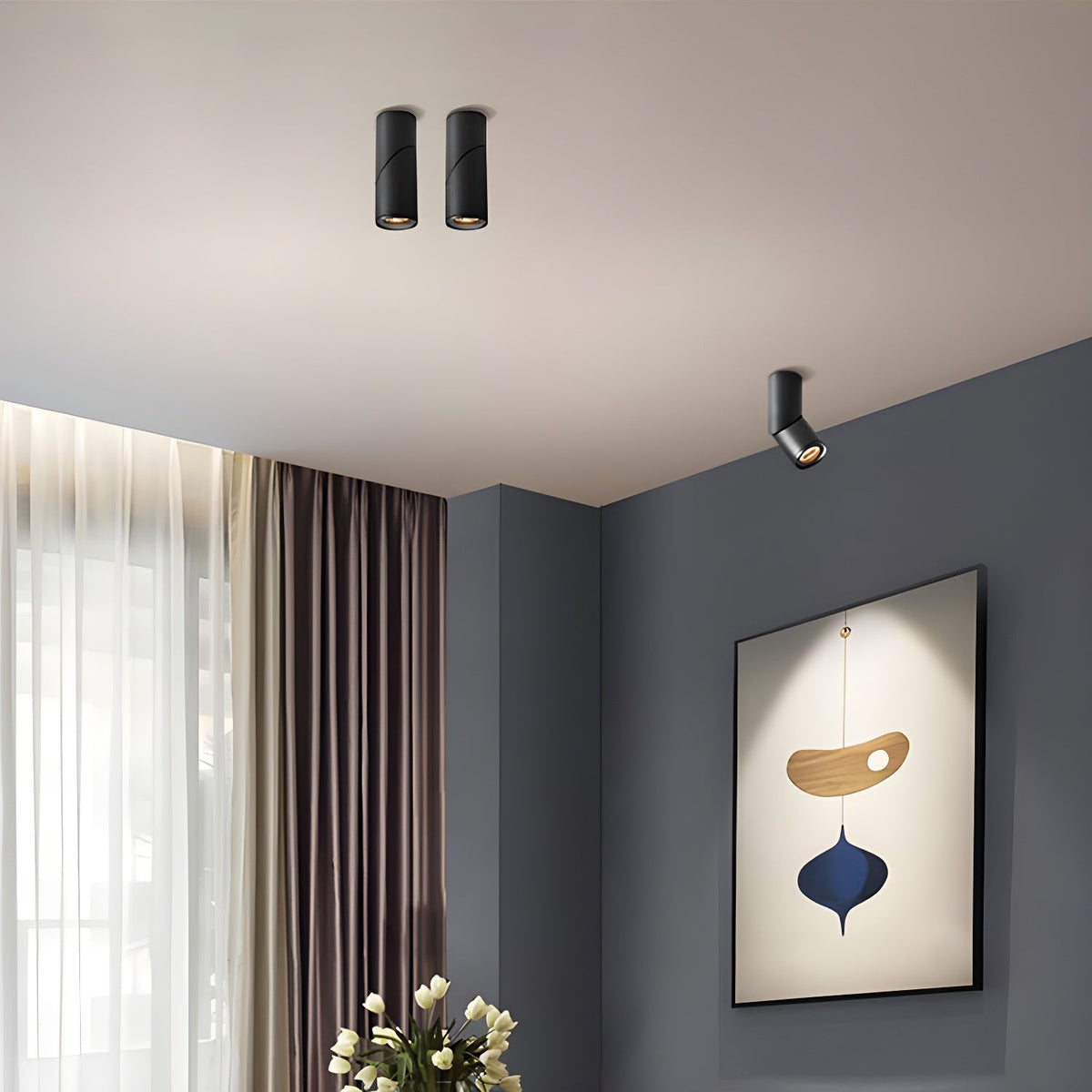 Ivinir lámpara de techo moderna y minimalista