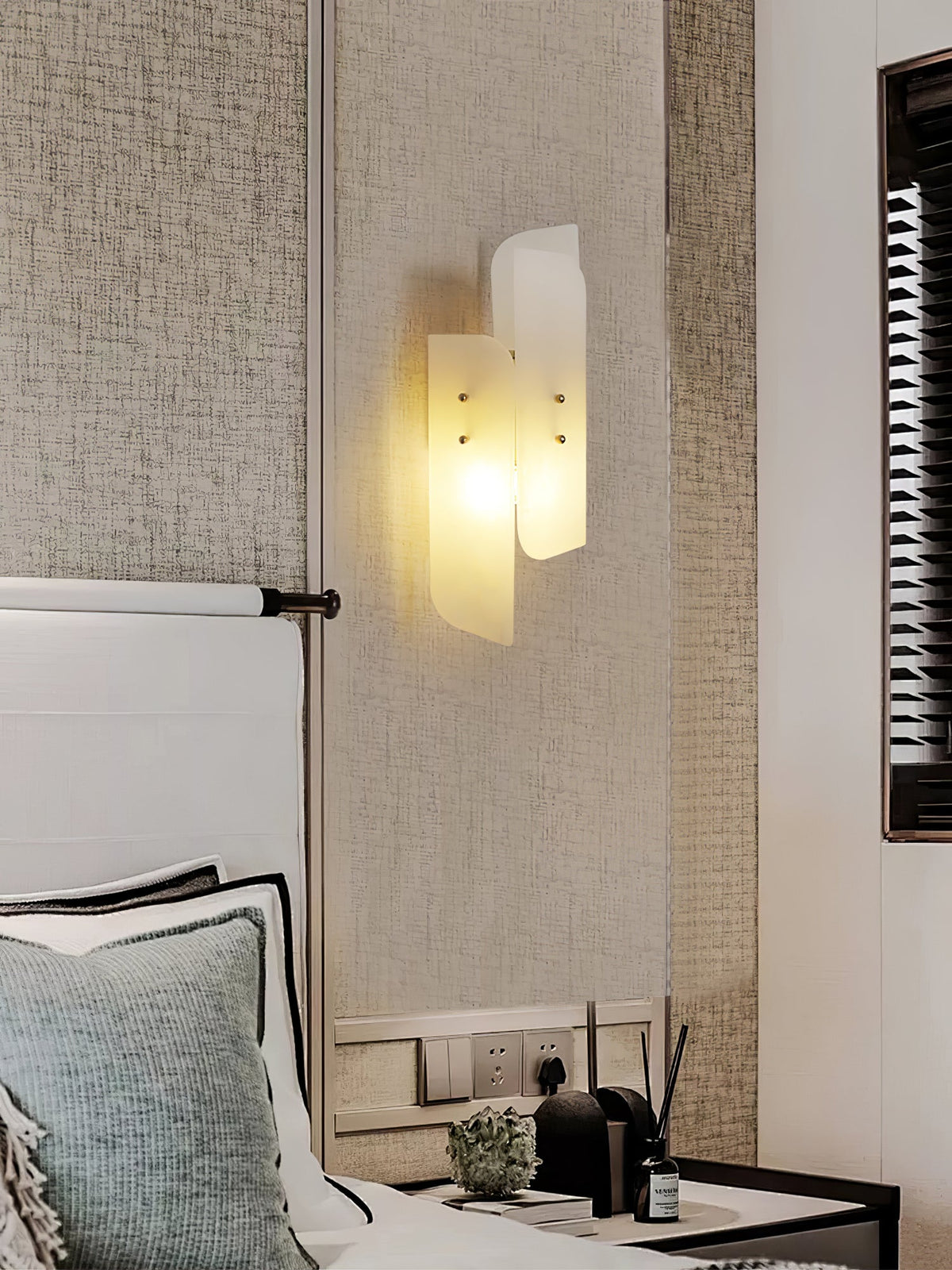 Eiroette aplique de pared alabastro