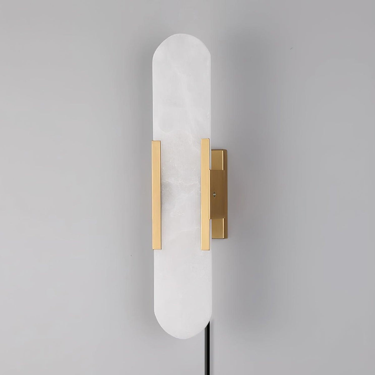 Bano aplique de pared alabastro con enchufe
