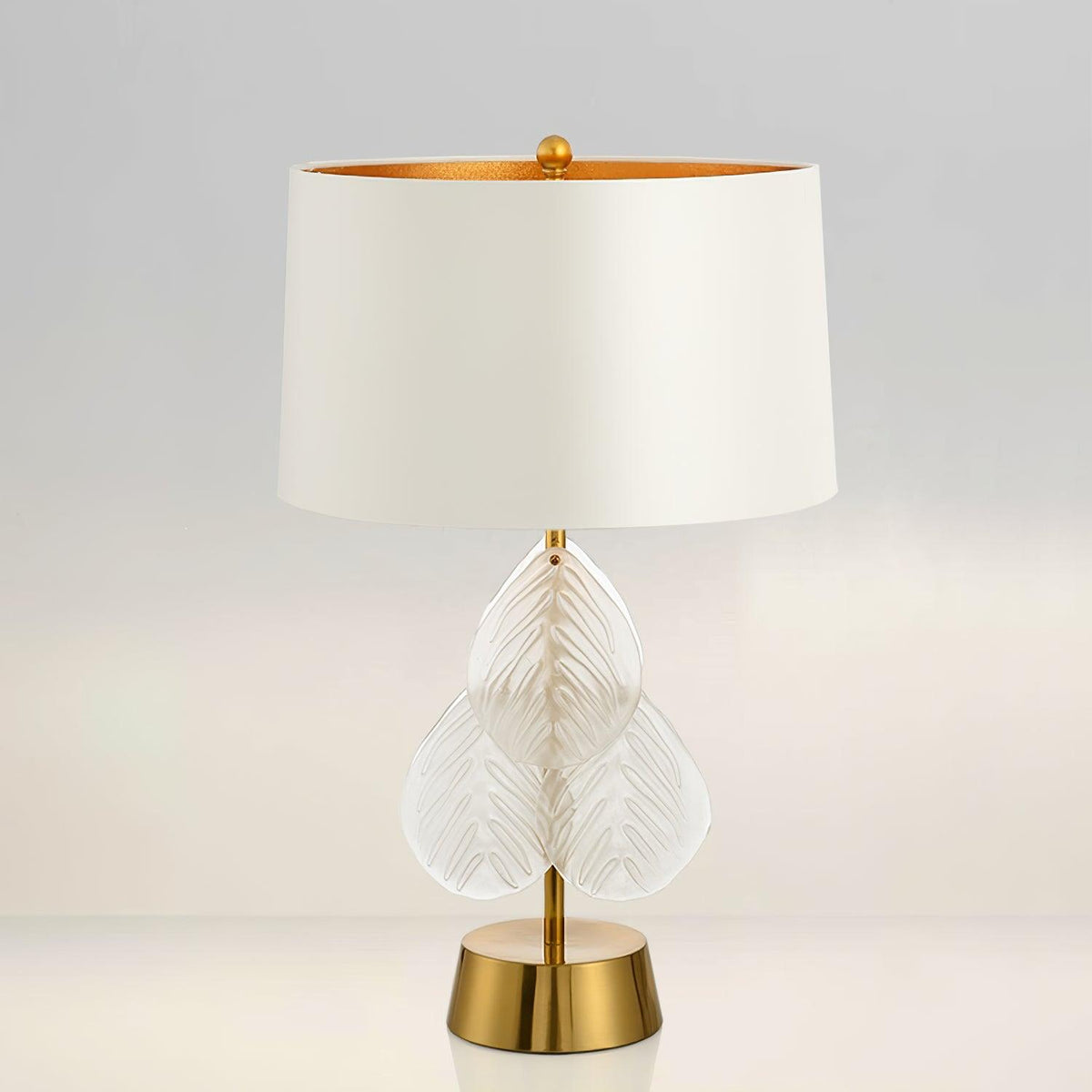 Velivaine lámpara de mesa elegante de vidrio