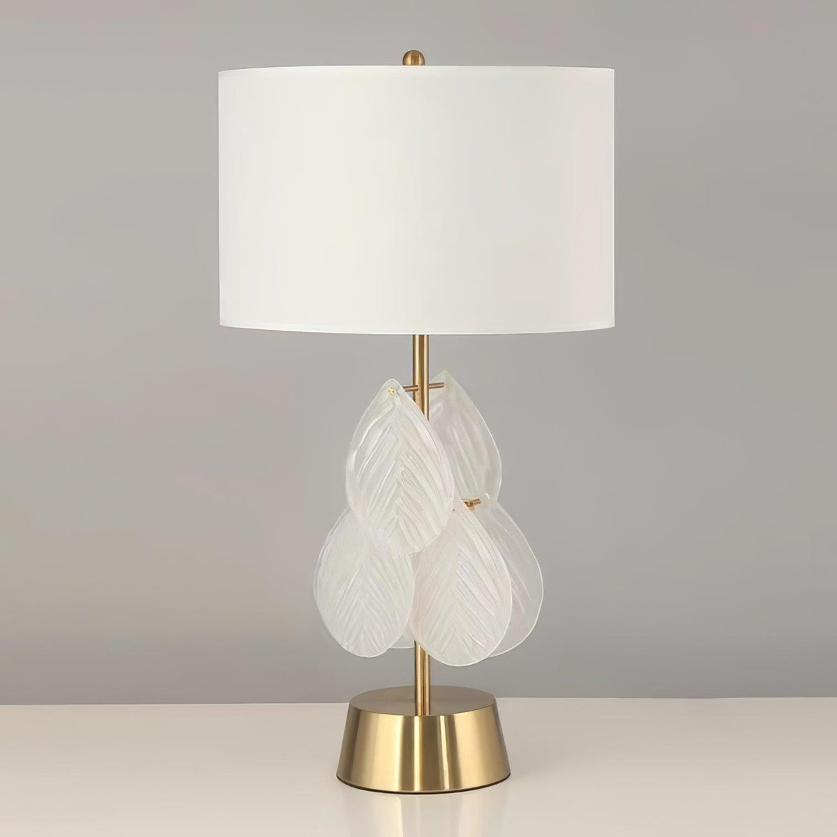 Velivaine lámpara de mesa elegante de vidrio