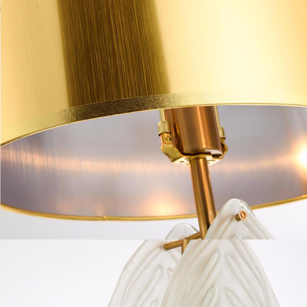Velivaine lámpara de mesa elegante de vidrio