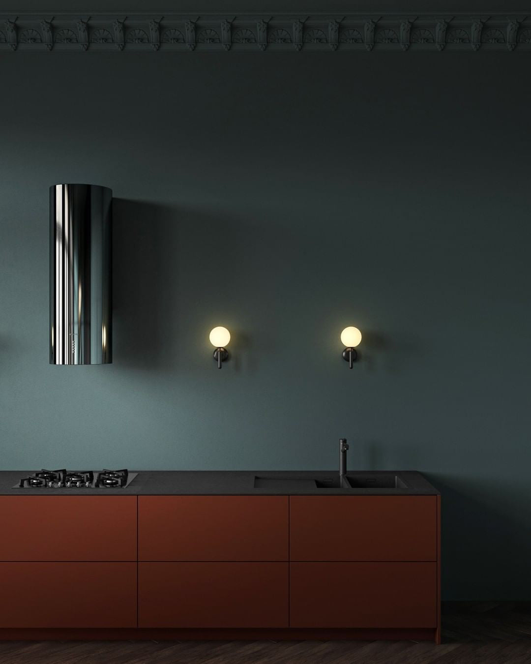 Kynlo aplique de pared con globos de vidrio claro estilo nórdico enchufable esfera