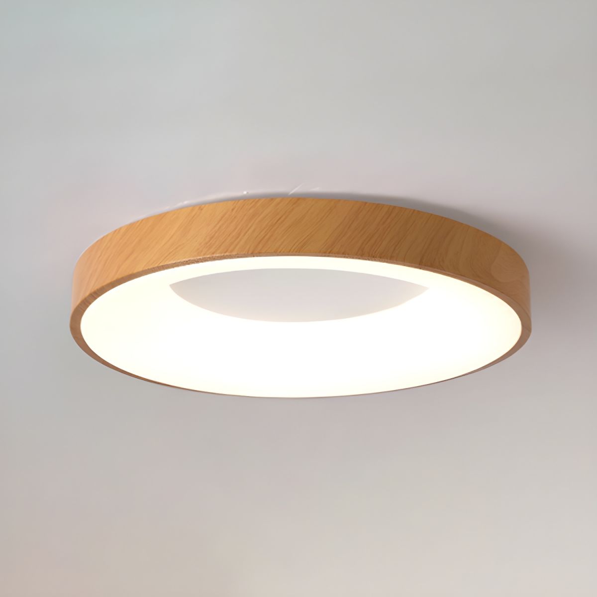 Javlen lámpara de techo moderna minimalista redondo de madera