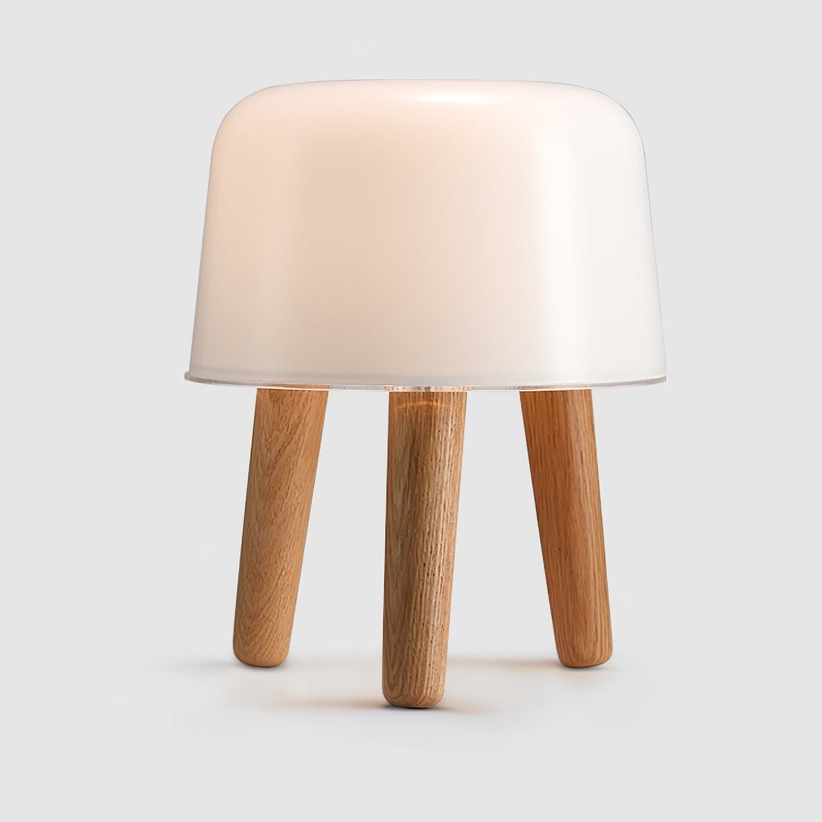 GlowPod lámpara de mesa de madera