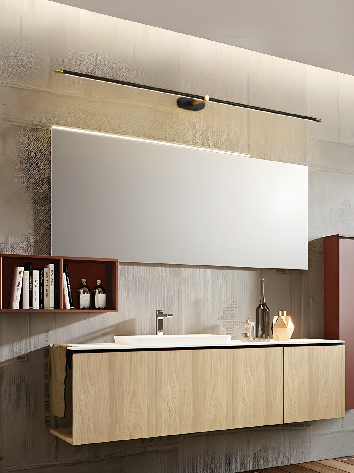 Elairette aplique de pared lineal minimalista