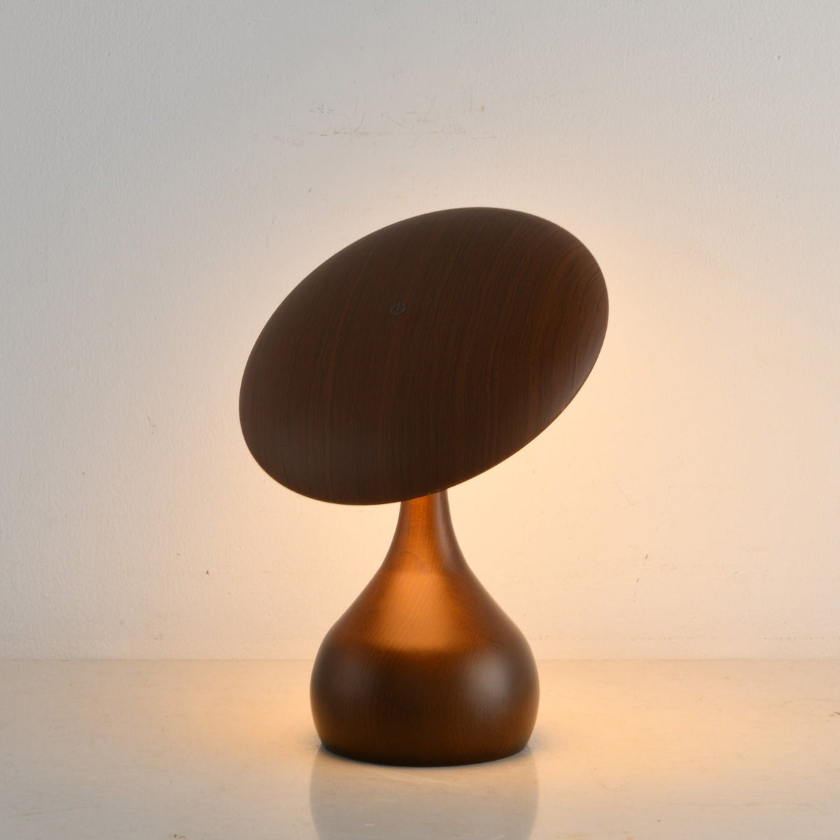 Orbis lámpara de mesa vintage de madera