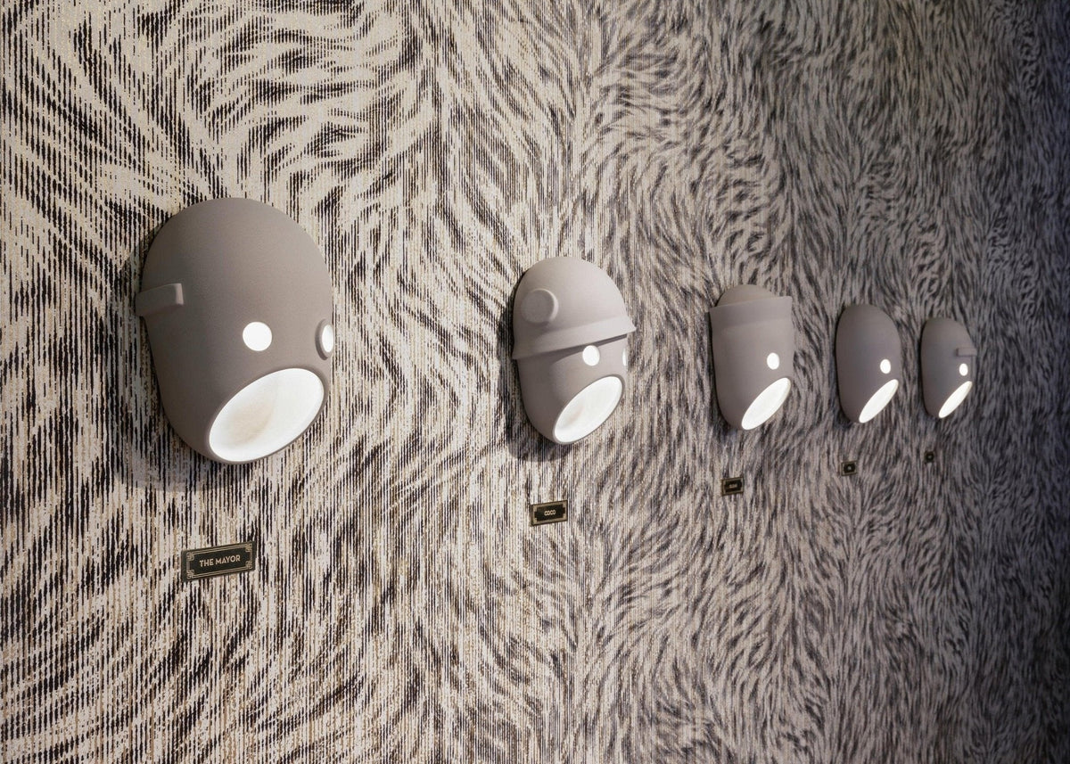Mask aplique de pared individual creativo de resina
