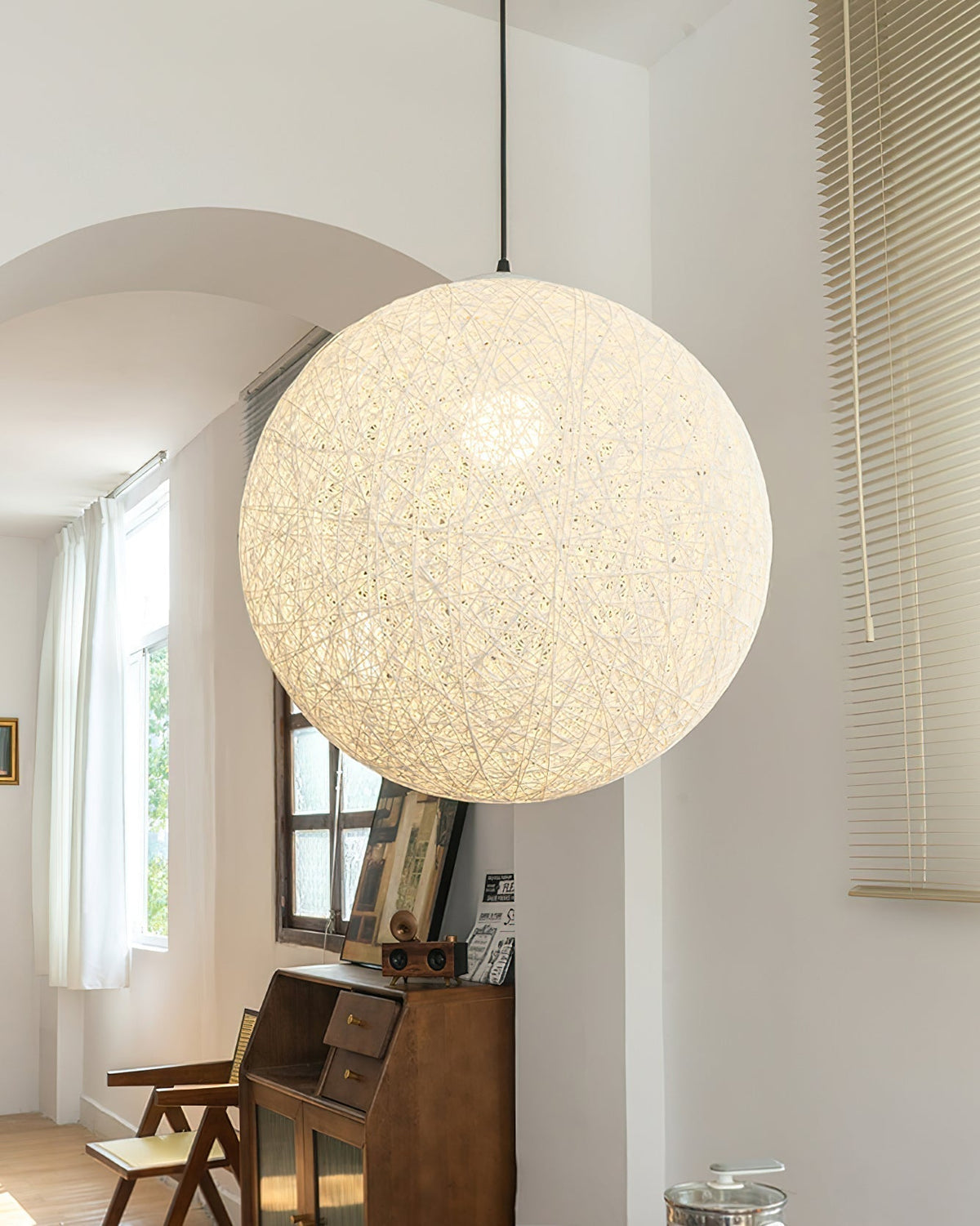 Cashae lámpara colgante moderna minimalista con esfera