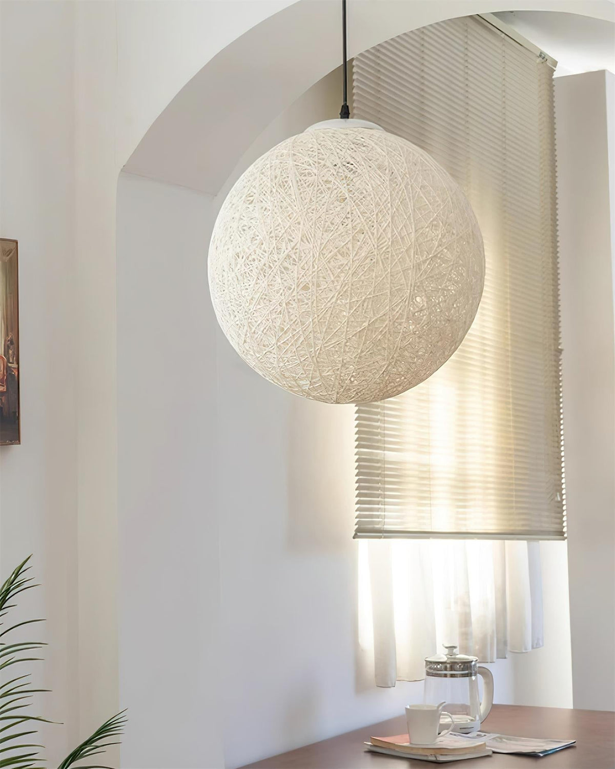 Cashae lámpara colgante moderna minimalista con esfera
