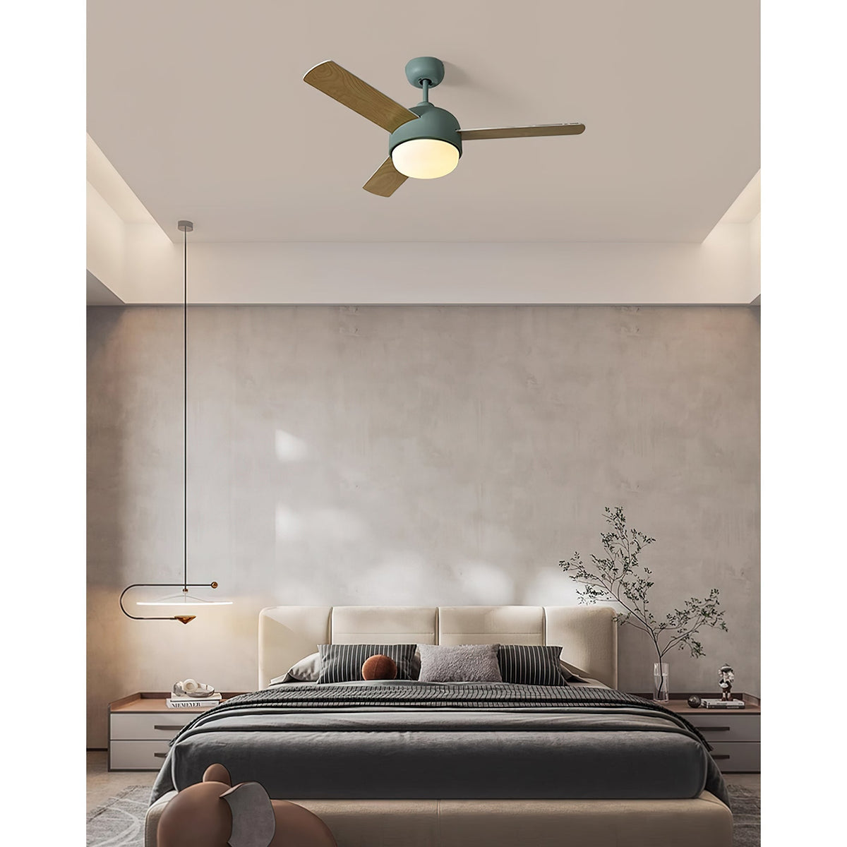 Cirareon ventilador de techo con luz