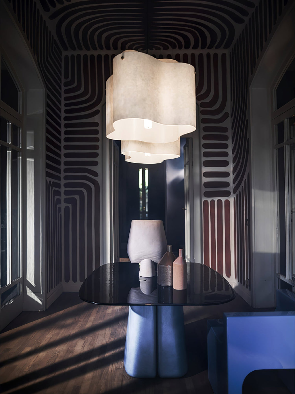 Evelan lámpara colgante Art nube Shape moderna