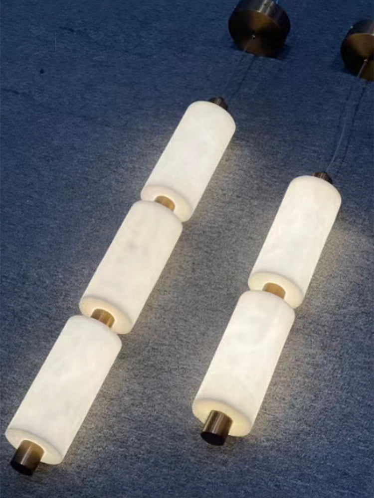 Zovarion Lámpara Colgante Alabastro Minimalista Racimo