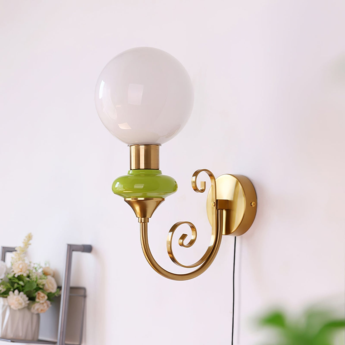 Whirl aplique de pared enchufe-in enchufable