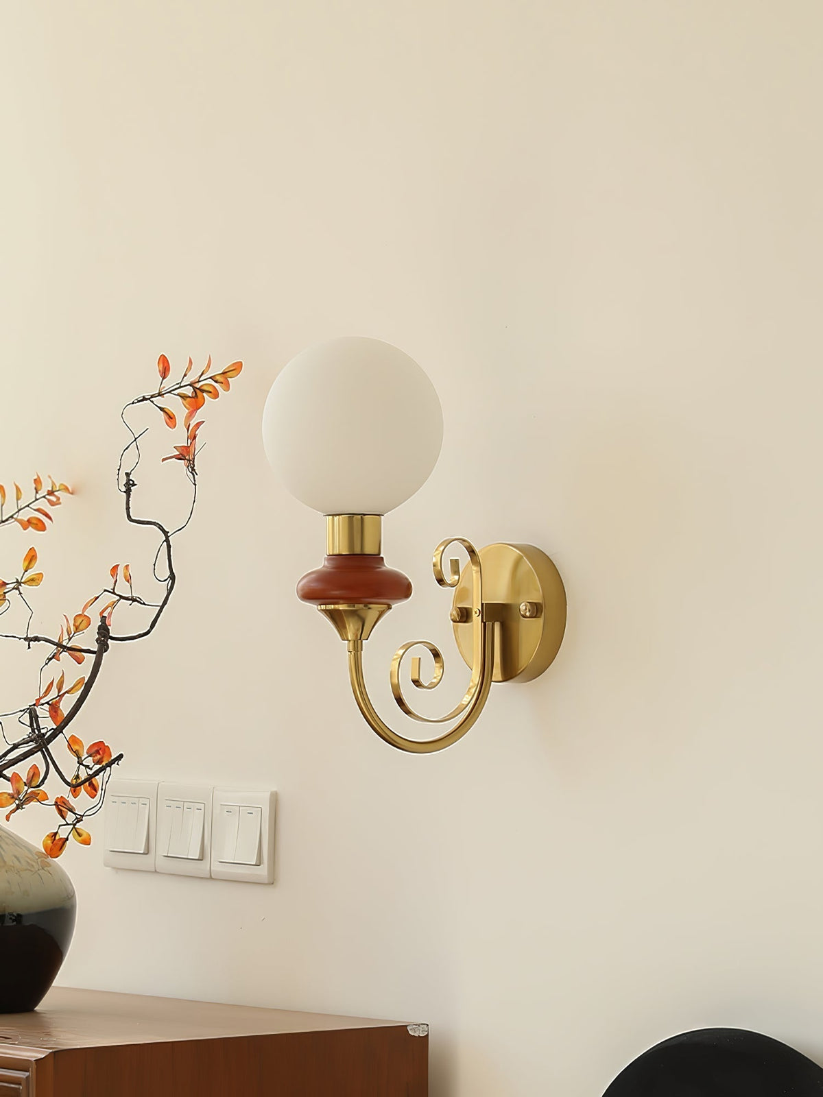 Whirl aplique de pared enchufe-in enchufable