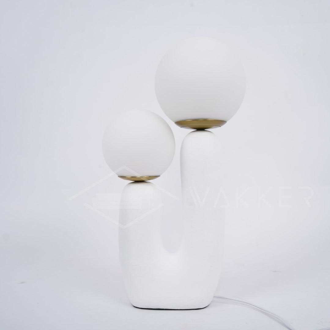 Elyrain lámpara de mesa artística de resina