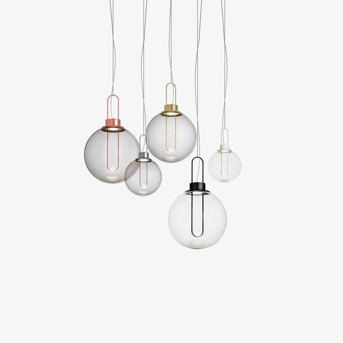 Veloenne lámpara colgante Chic Orb