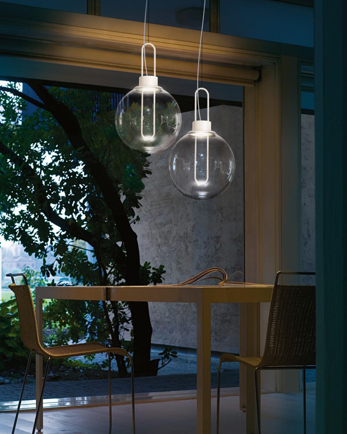 Veloenne lámpara colgante Chic Orb