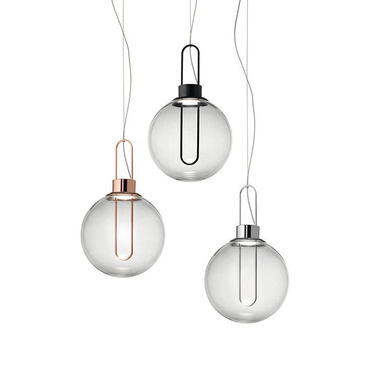 Veloenne lámpara colgante Chic Orb