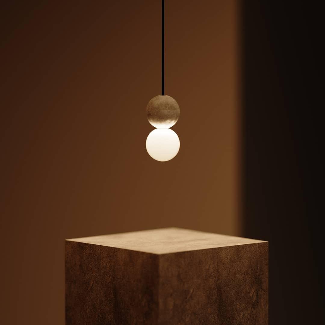 Joss lámpara colgante minimalista en cemento